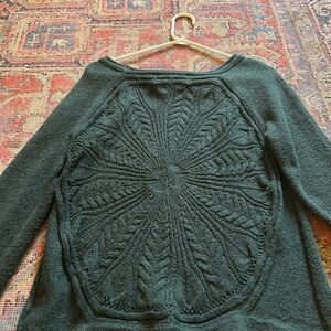 Anthropologie Forest Green Sweater
